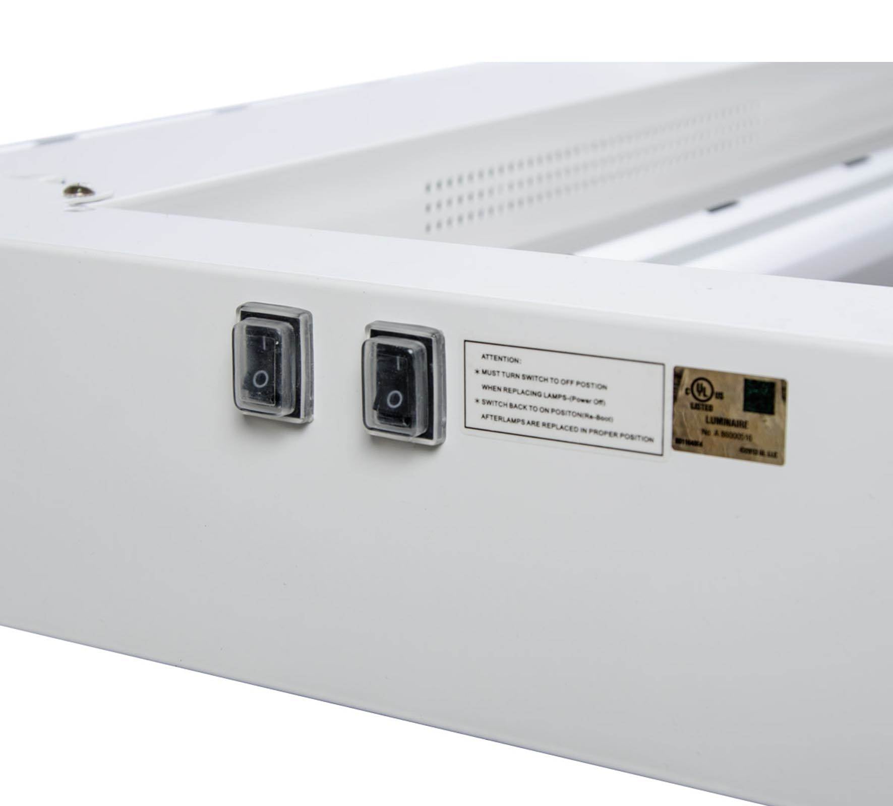 QUANTUM T5 4FT 8 Lamp Hydroponics 432W Fluorescent Grow Light Fixture (Open Box)