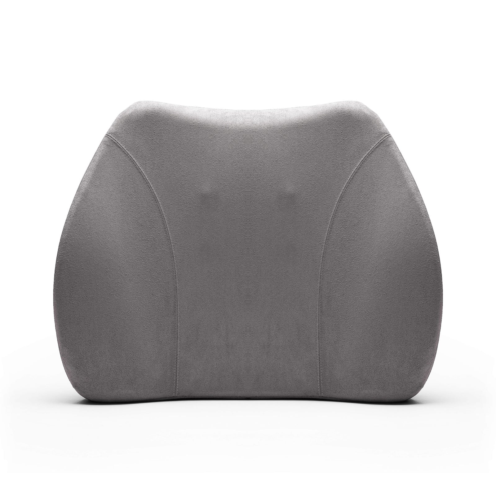 WENNEBIRD Model Q Lumbar Memory Foam Support Pillow to Improve Posture, Grey - VMInnovations