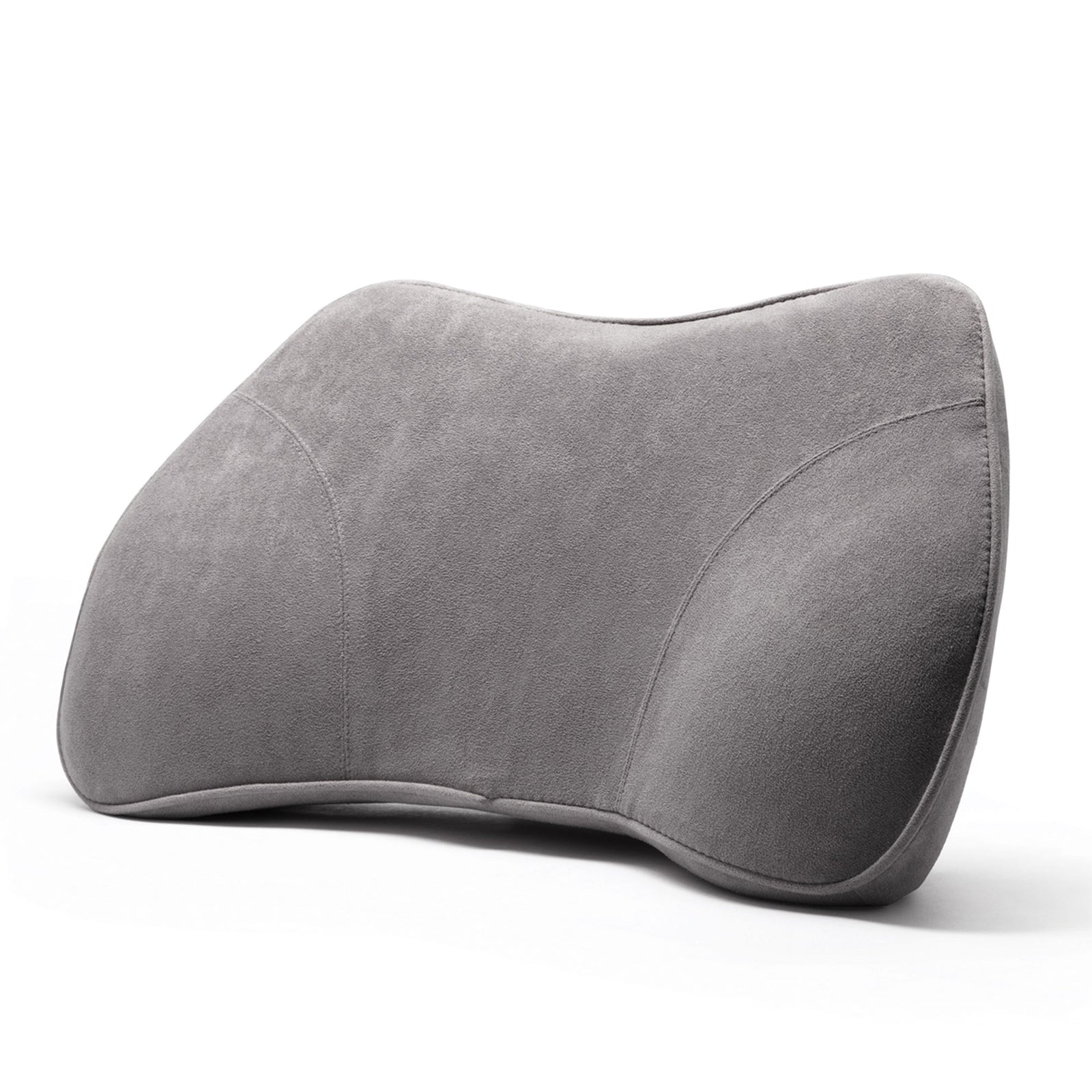 WENNEBIRD Model B Lumbar Memory Foam Support Pillow to Improve Posture, Grey - VMInnovations