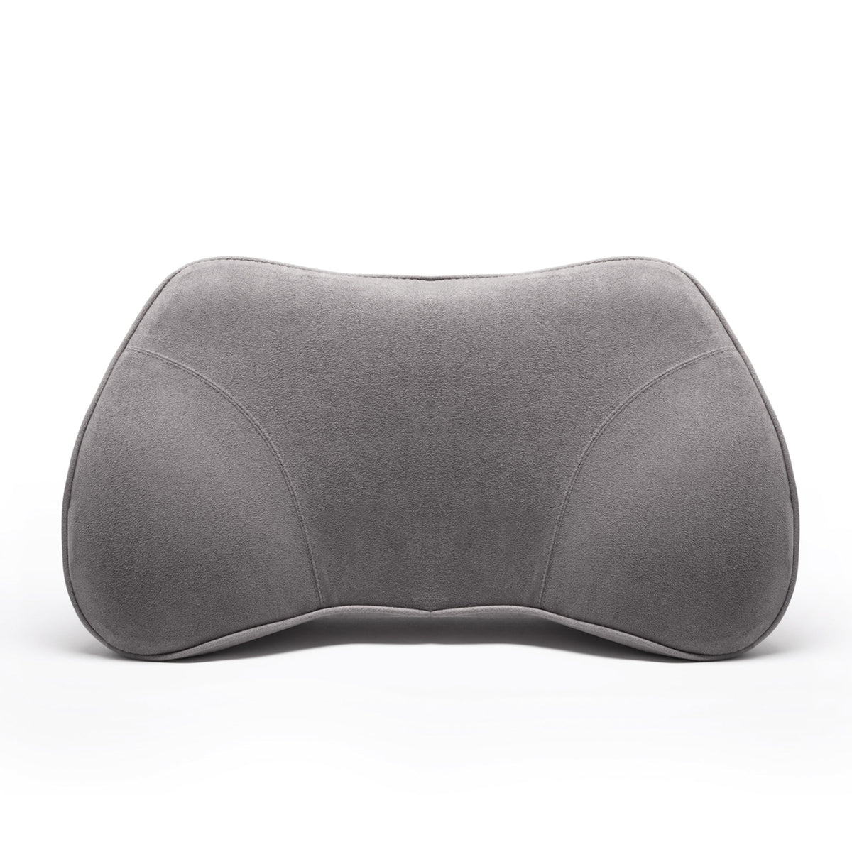 WENNEBIRD Lumbar Memory Foam Support Pillow to Improve Posture, Grey (Used)