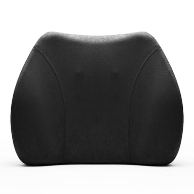 WENNEBIRD Model Q Lumbar Memory Foam Support Pillow to Improve Posture, Black - VMInnovations