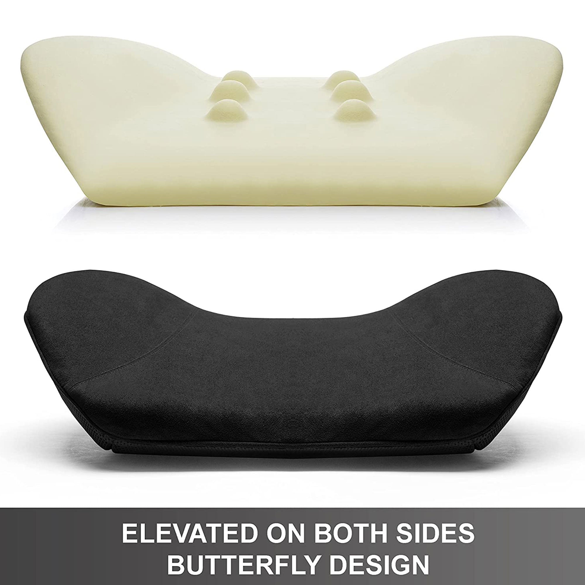 Model Q Lumbar Memory Foam Support Pillow to Improve Posture(Open Box) - VMInnovations