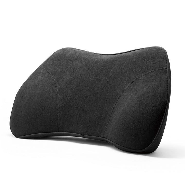 WENNEBIRD Model B Lumbar Memory Foam Pillow to Improve Posture, Black (Used)