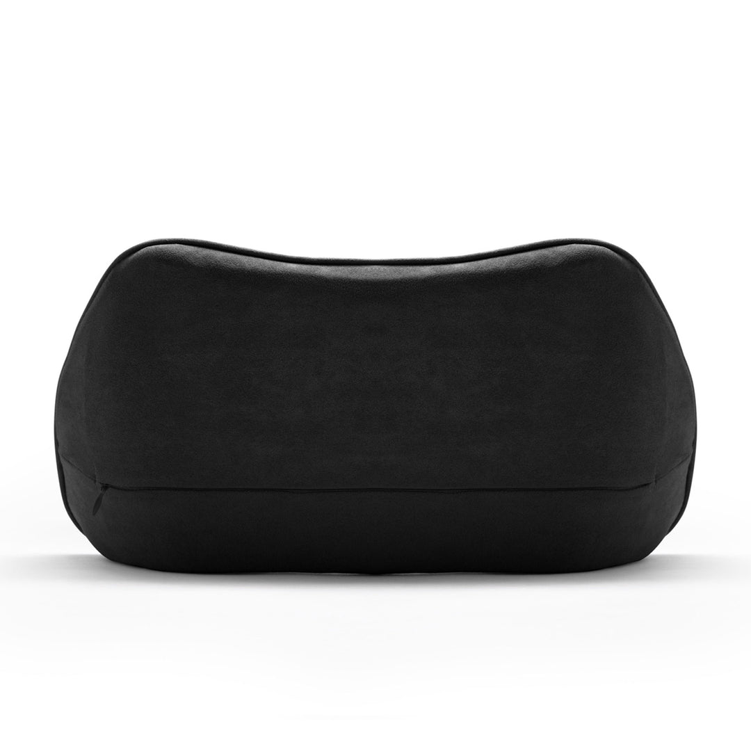 WENNEBIRD Model B Lumbar Memory Foam Pillow to Improve Posture, Black (Used)
