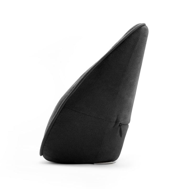 WENNEBIRD Model B Lumbar Memory Foam Pillow to Improve Posture, Black (Used)