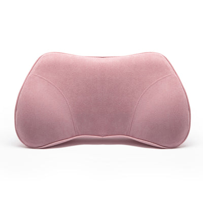 WENNEBIRD Model B Lumbar Memory Foam Support Pillow to Improve Posture, Pink