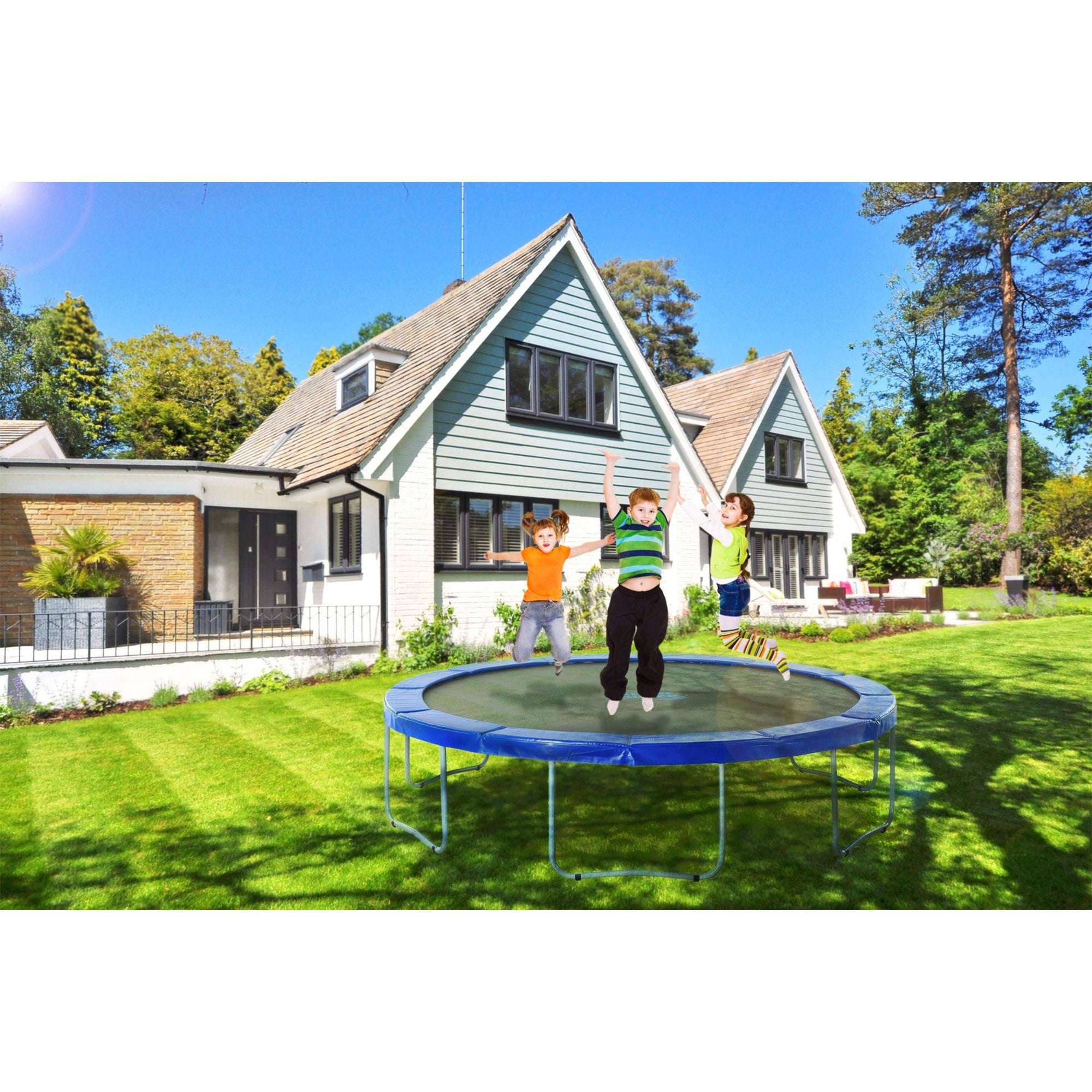 Upper Bounce UBMAT-14-88-7 Trampoline Replacement Mat for 14 Foot Round Frames - VMInnovations
