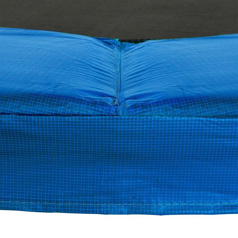Machrus Upper Bounce Round 7.5 Foot Replacement Trampoline Edge Safety Pad, Blue