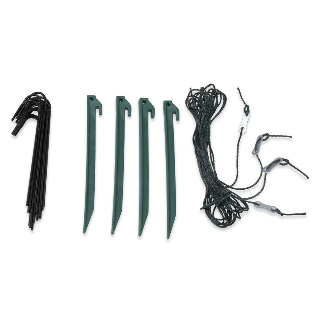 Upper Bounce Ogrow 2 Door Walk In Greenhouse with Ventilation Windows, Green - VMInnovations