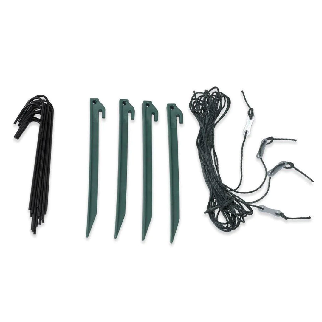 Upper Bounce Ogrow 2 Door Walk In Greenhouse with Ventilation Windows, White - VMInnovations