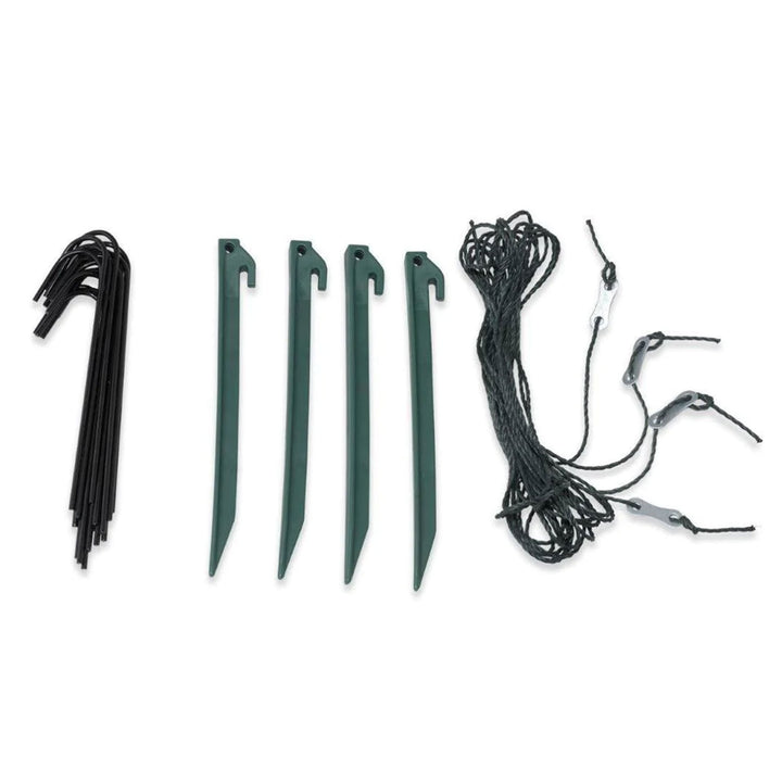 Upper Bounce Ogrow 2 Door Walk In Greenhouse with Ventilation Windows, White - VMInnovations