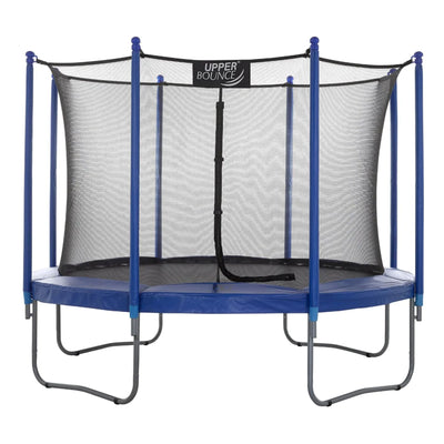 Upper Bounce 14 Foot Round Outdoor Trampoline Set with Safety Enclosure System