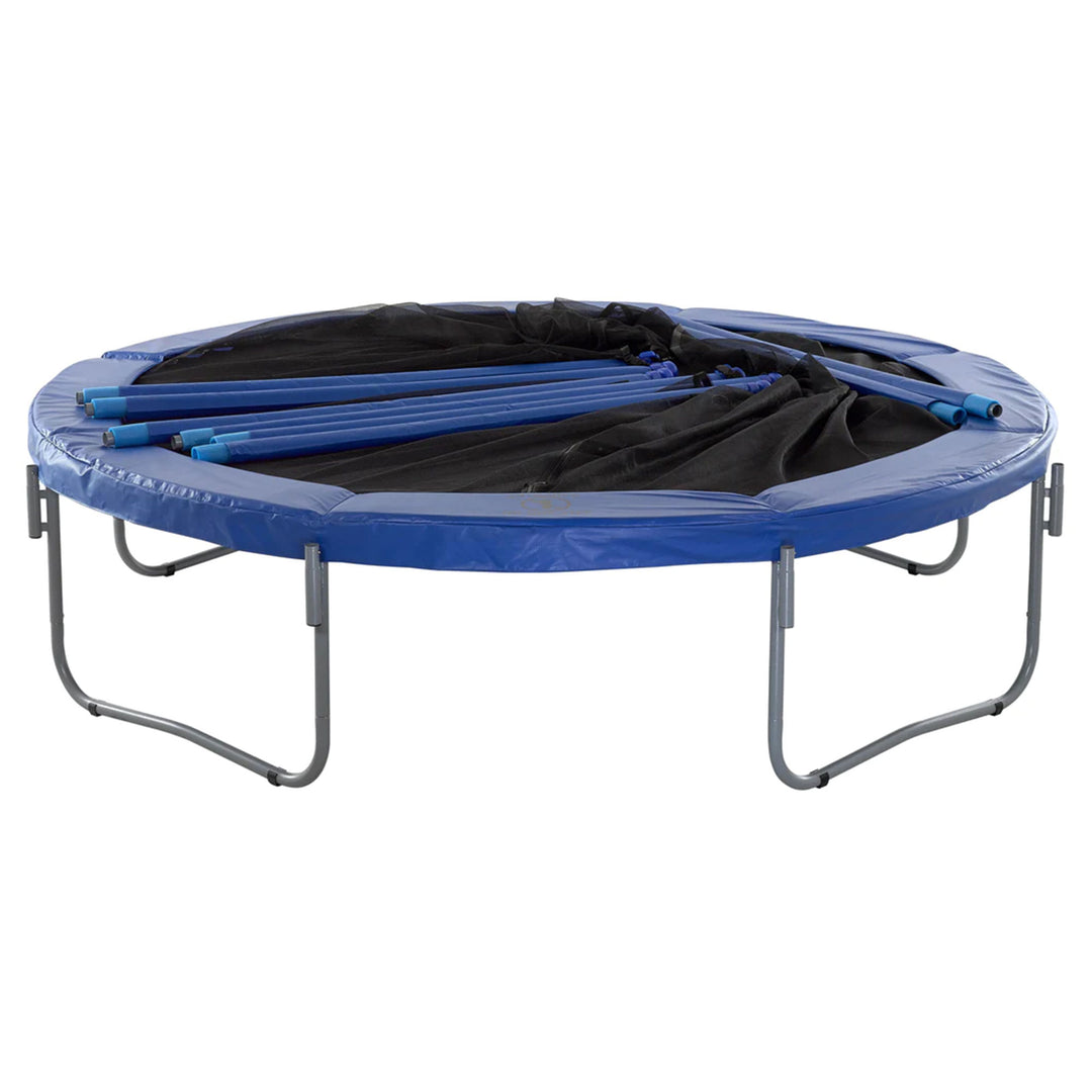 Machrus Upper Bounce Outdoor 7.5ft Round Trampoline Set with Safety Net (Used) - VMInnovations