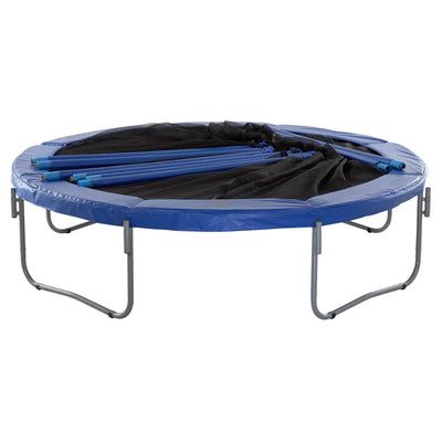 Upper Bounce 14 Foot Round Outdoor Trampoline Set with Safety Enclosure System