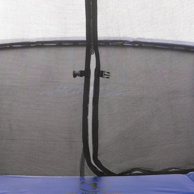 Machrus Upper Bounce Outdoor 7.5 Foot Round Trampoline Set with Safety Net - VMInnovations