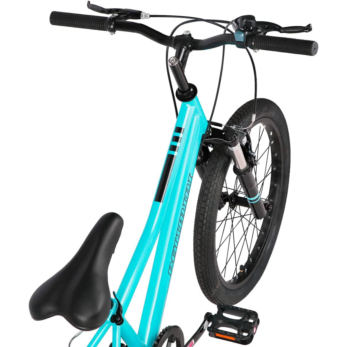 Cyclone 20 Inch 6 Speed Kids Mountain Bike for 5-9 Year Olds, Cyan (Open Box)
