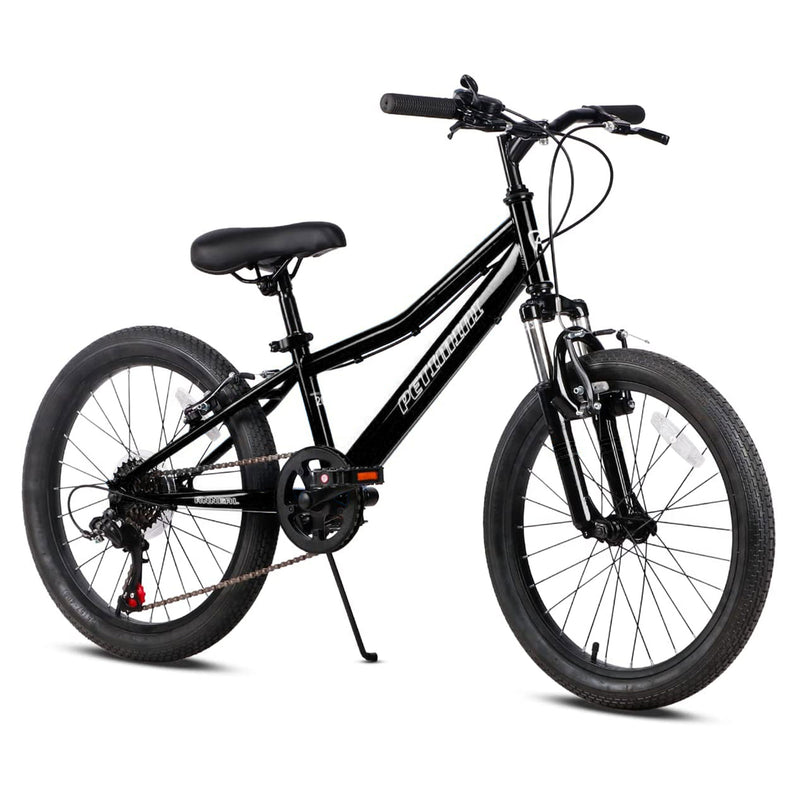 Petimini Cyclone 20" 6 Speed Kids Mountain Bike for Ages 5-9, Black (For Parts)