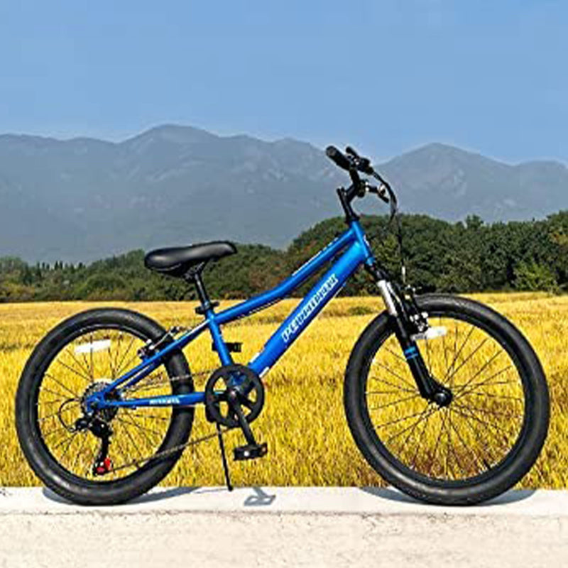 Petimini Cyclone 20" 6 Speed Kids Mountain Bike for 5-9 Year Olds, Blue (Used)