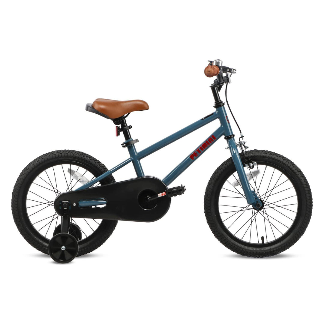 16" BMX Style Kids Bike w/ Training Wheels for 4-7 Years Old, Gray (Used)