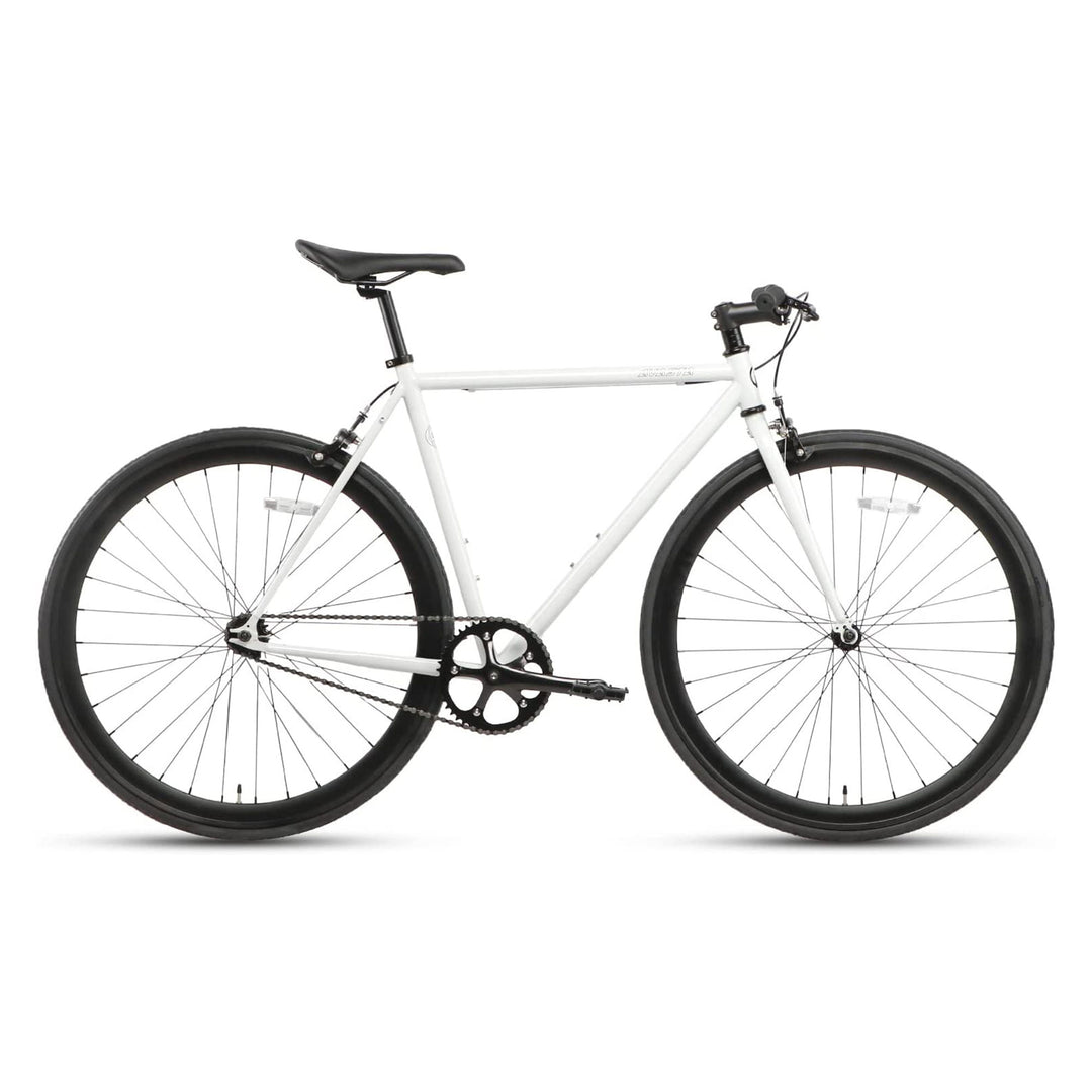 AVASTA 700C 54 In Single Speed Loop Fixed Gear Urban Fixie Bike, White (Used)
