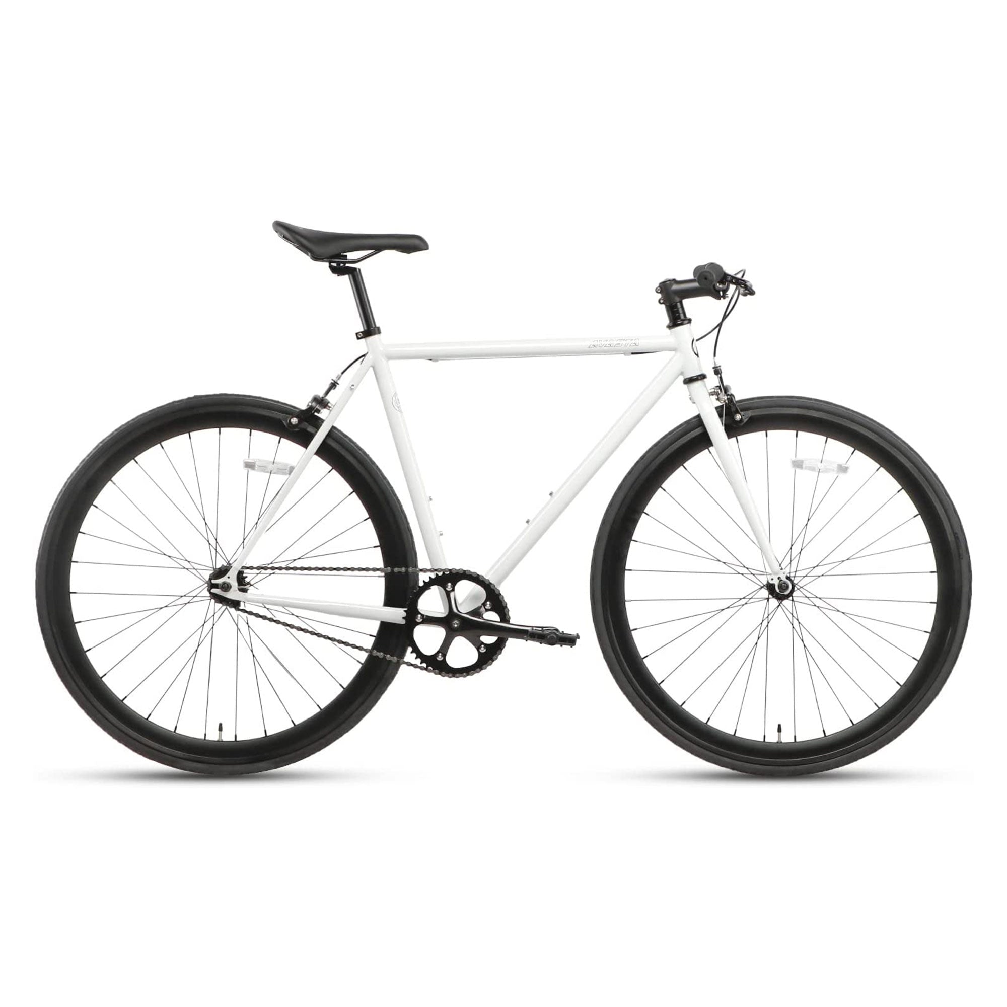 AVASTA 700C 54 In Single Speed Loop Fixed Gear Urban Fixie Bike, White (Used) - VMInnovations