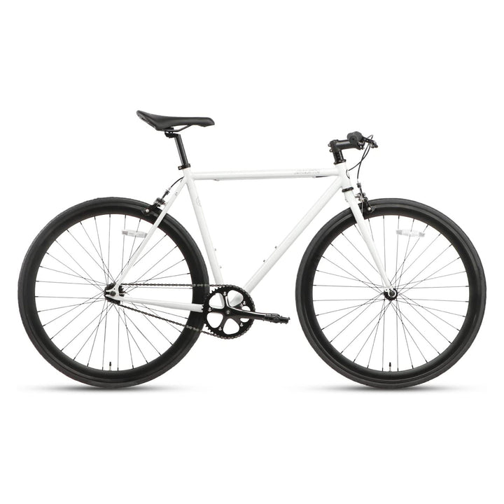 AVASTA 700C 54 In Single Speed Loop Fixed Gear Urban Fixie Bike, White (Used)