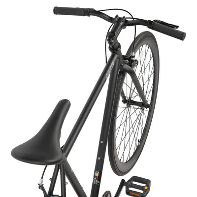 AVASTA 700C 58" Single Speed Loop Fixed Gear Fixie Bike, Black (Open Box) - VMInnovations