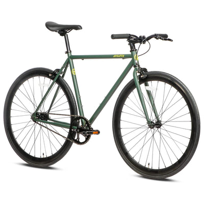 AVASTA 700C 50 In Single Speed Loop Fixed Gear Urban Commuter Fixie Bike, Green