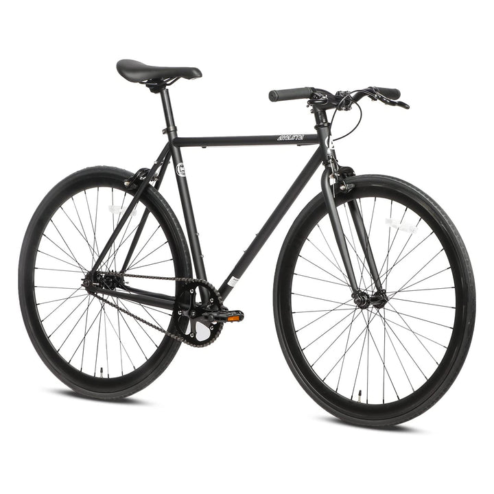 AVASTA 700C 47 In Single Speed Loop Fixed Gear Commuter Fixie Bike, Black (Used)