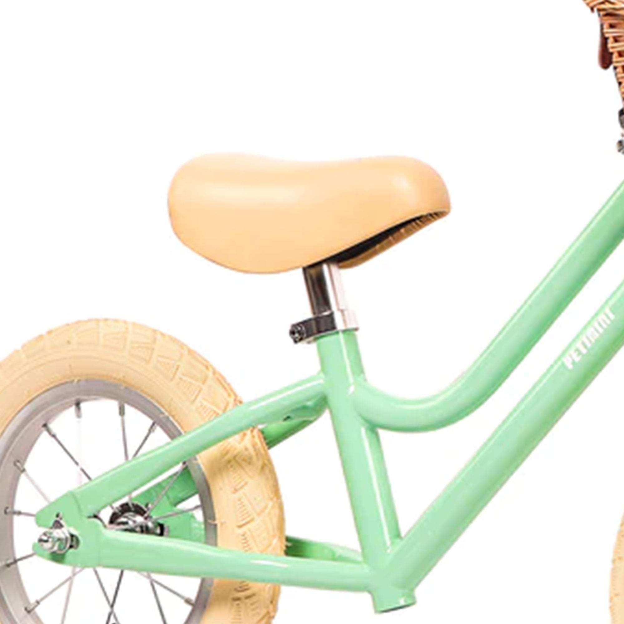 Petimini 12in Kids Beginner Balance Bike w/Basket for 2-6 Year Olds (Used) - VMInnovations