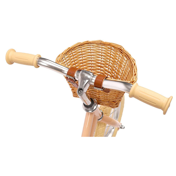 Petimini 12" Kids Balance Bike w/Basket for 2-6 Year Olds, Peach (For Parts)