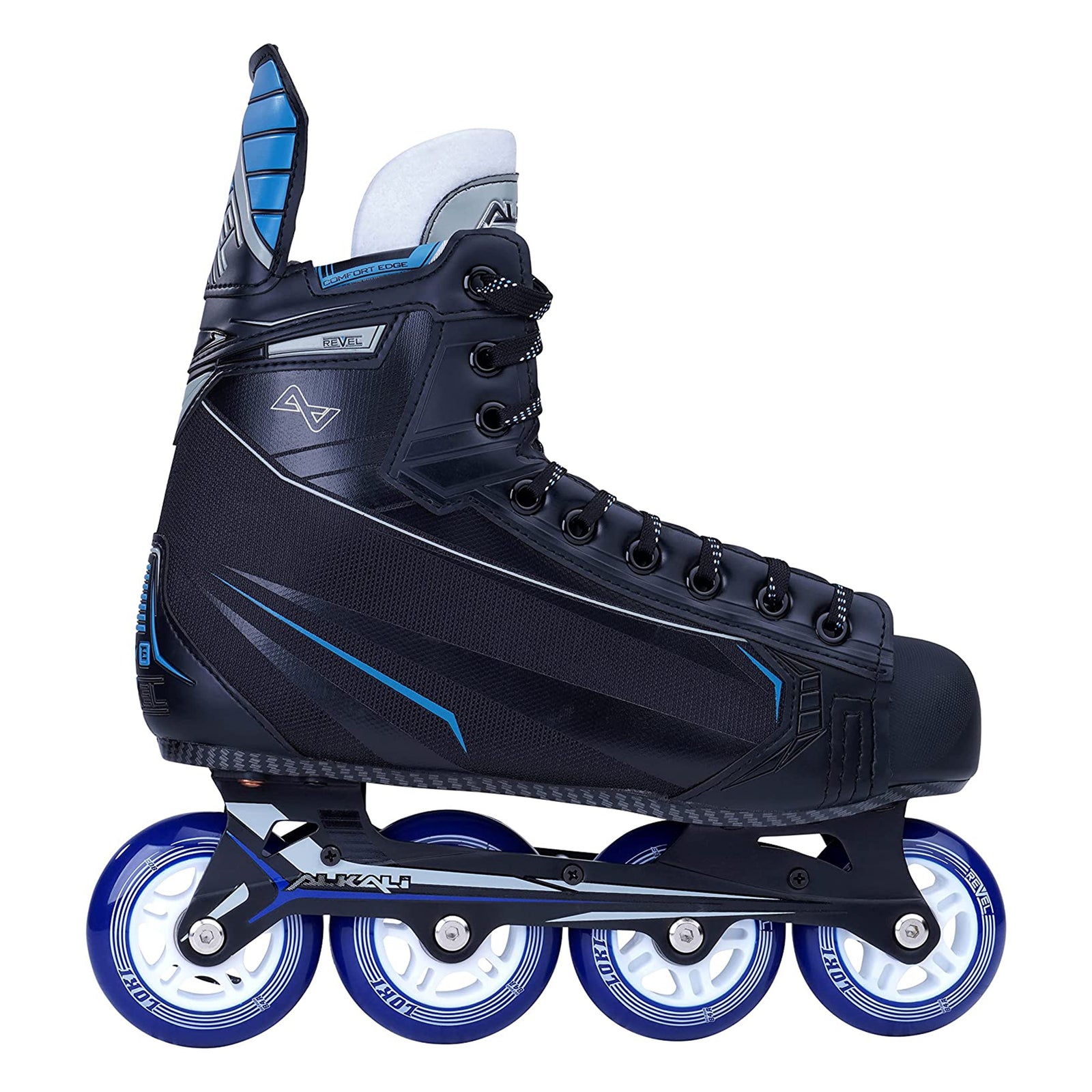 Alkali Hockey Revel 6 Inline Roller Hockey Skates for Shoe Sizes 7-7.5(Open Box) - VMInnovations