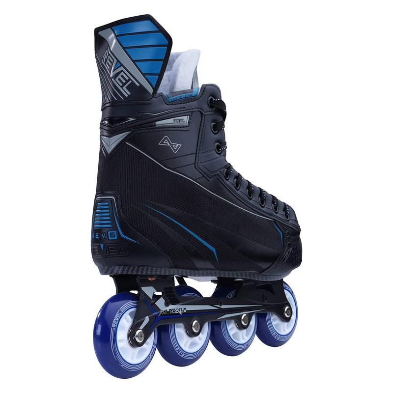 Alkali Hockey Revel 6 Senior Adult Inline Roller Hockey Skates for Shoes 9-9.5