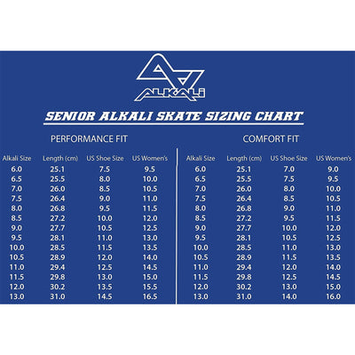 Alkali Hockey Revel 6 Senior Adult Inline Roller Hockey Skates for Shoes 9-9.5