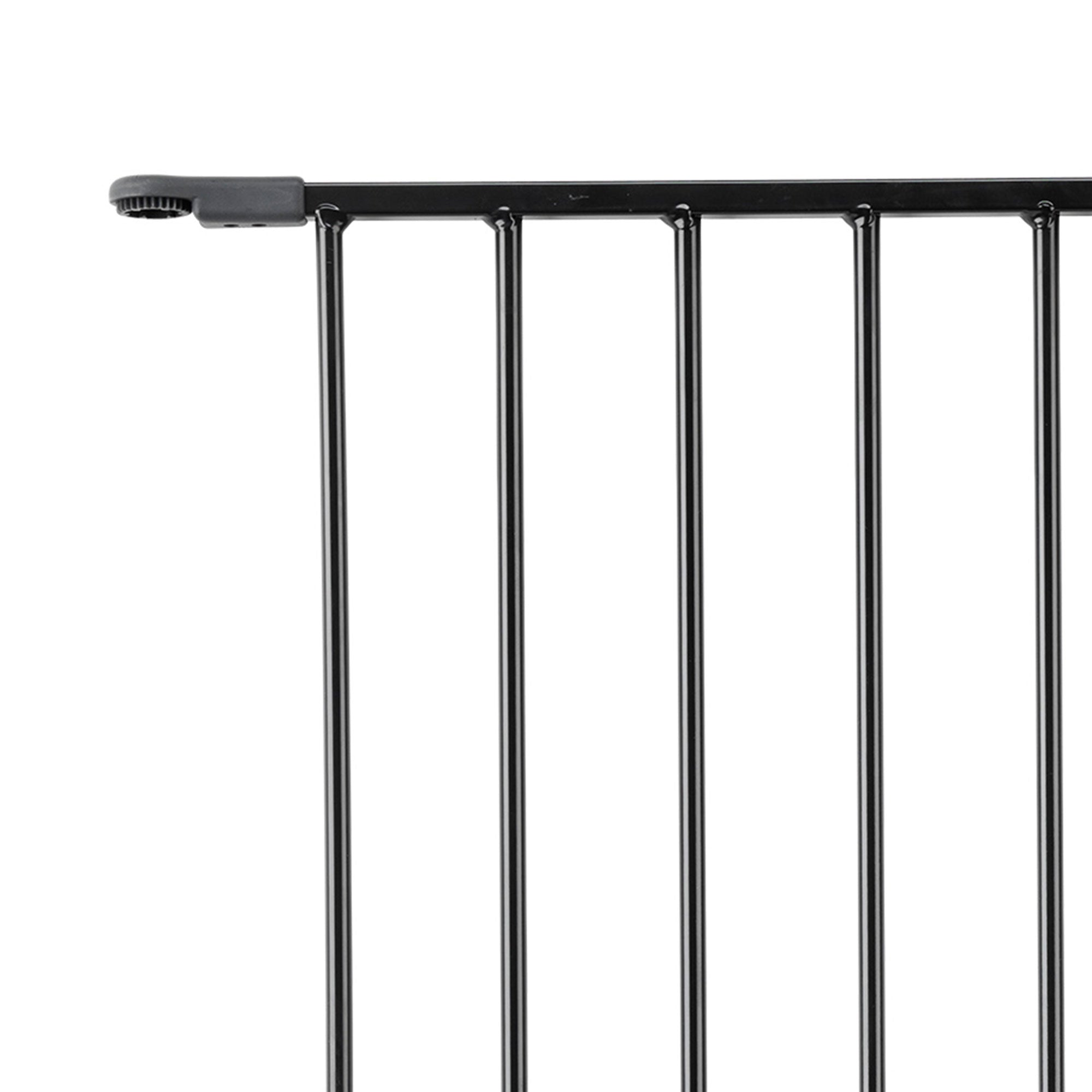 Scandinavian Pet Flex Metal 28.4in Baby Gate Extension Panel Accessory, Black