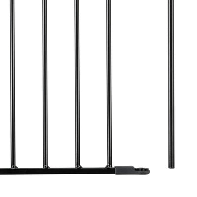 Scandinavian Pet Flex Metal 28.4in Baby Gate Extension Panel Accessory, Black