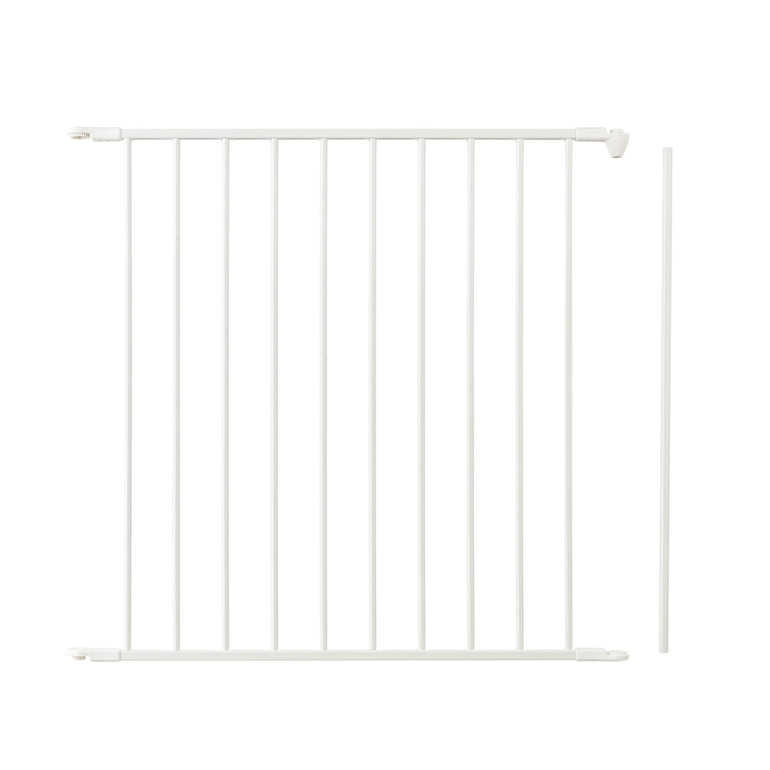 Scandinavian Pet Flex Metal 28.4in Baby Gate Extension Panel Accessory, White