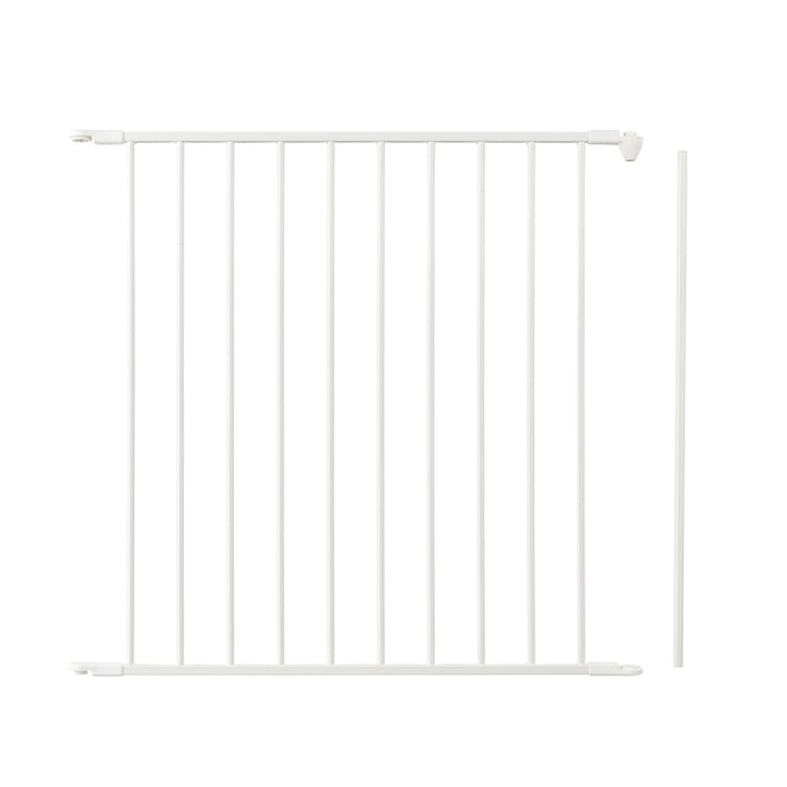 Scandinavian Pet Flex Metal 28.4in Baby Gate Extension Panel Accessory, White
