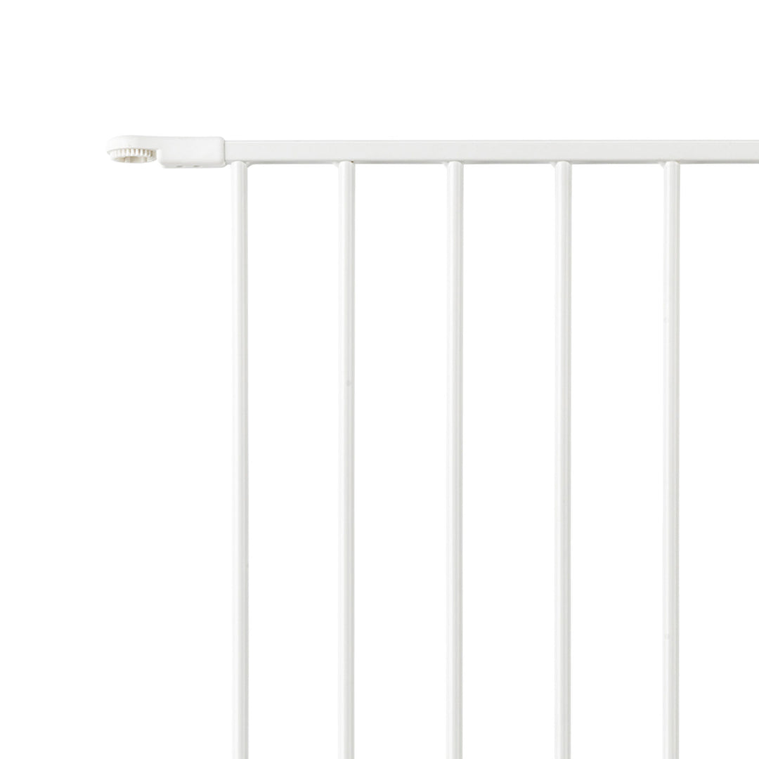 Scandinavian Pet Flex Metal 28.4in Baby Gate Extension Panel Accessory, White