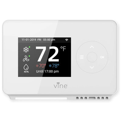 Vine TJ-225 Wi Fi 7 Day & 8 Period Programmable Smart Home Thermostat (Open Box) - VMInnovations