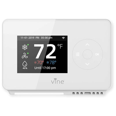 Vine TJ-225 Wi Fi 7 Day & 8 Period Programmable Smart Home Thermostat (Open Box)