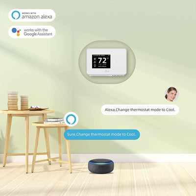 Vine TJ-225 Wi Fi 7 Day and 8 Period Programmable New Gen Smart Home Thermostat - VMInnovations
