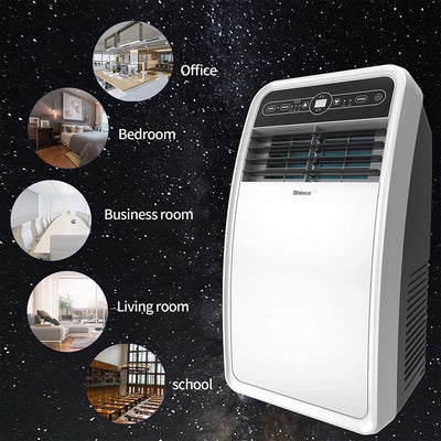 Shinco 8,000 BTU AC Unit, Dehumidifier, and Fan for 200 SqFt Rooms (Open Box) - VMInnovations