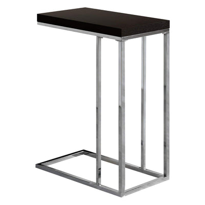 Monarch Specialties Contemporary Rectangular End Table, Cappuccino (Open Box)