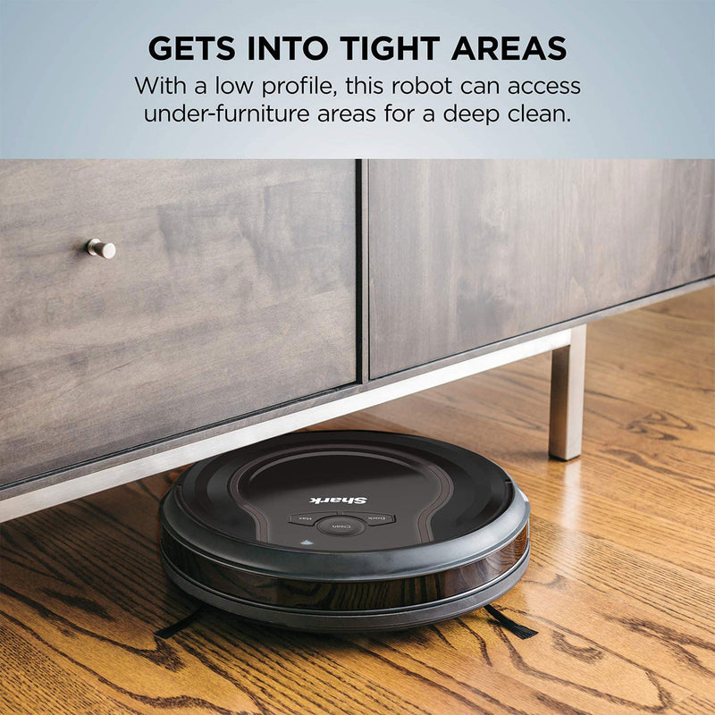 Shark ION Wi-Fi Connected Robot Vacuum Cleaner with 120 Minute Runtime, Black
