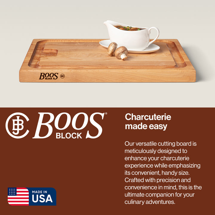 Au Jus Rectangular Cutting/Carving Board with Juice Groove  (Open Box)