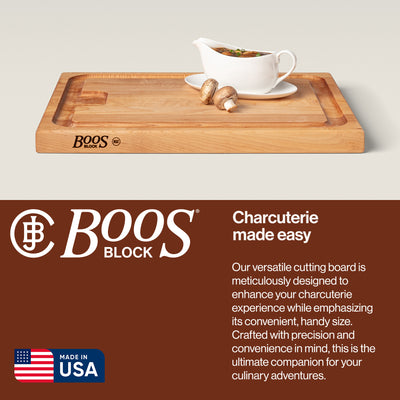 Au Jus Rectangular Cutting/Carving Board with Juice Groove  (Open Box) - VMInnovations