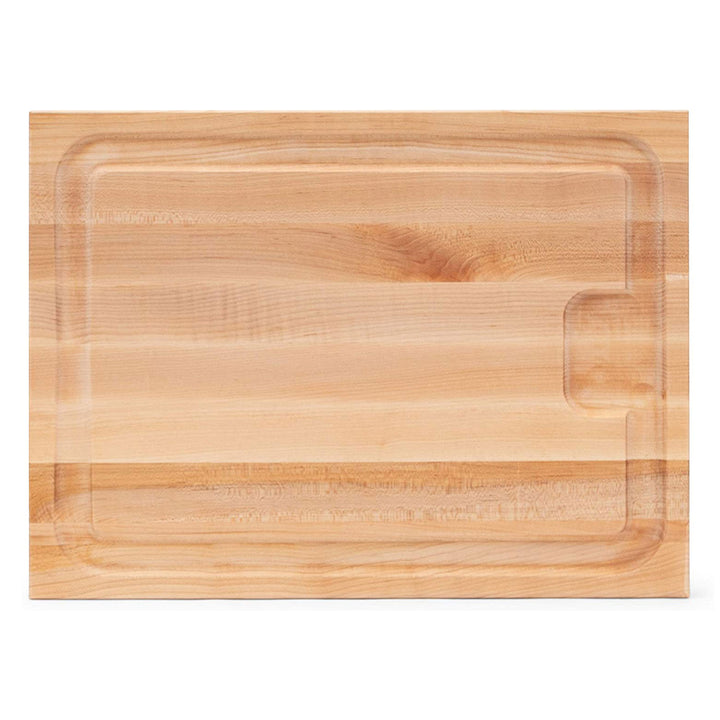 John Boos Au Jus Maple Wood Cutting Board with Juice Groove, 20" x 15" x 1.5"