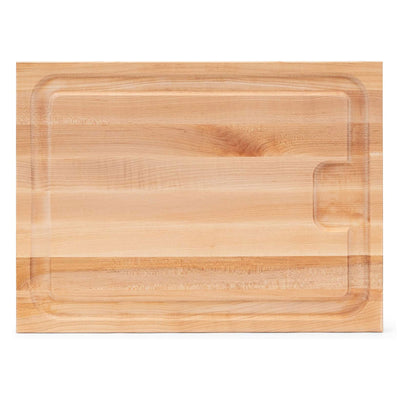 John Boos Au Jus Maple Wood Cutting Board with Juice Groove, 20" x 15" x 1.5"