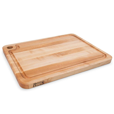 John Boos Maple Wood Edge Grain Kitchen Cutting Board,22" x 16" x 1.25" (Used)